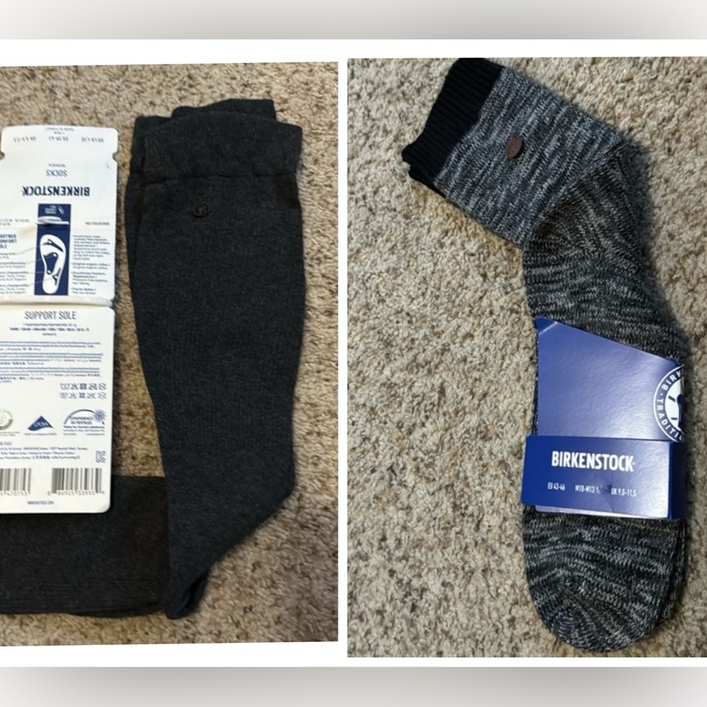 Birkenstock stockings  2 pair and socks